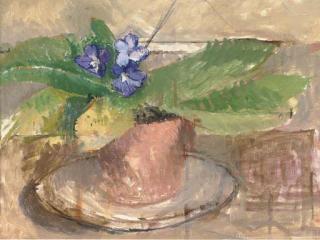 Sir William Coldstream - Potted Violet