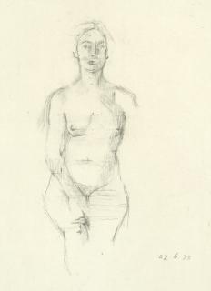 Sir William Coldstream - Seated Nude