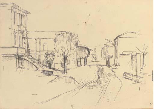 Sir William Coldstream - Street in Rimini in 1944