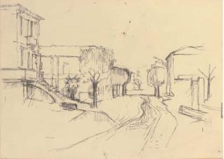 Sir William Coldstream - Street in Rimini in 1944