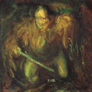 Sir William Dobell - Anthony Quayle as Falstaff