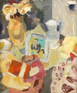 Sir William George Gillies C.B.E., L.L.D., R.S.A., P.P.R.S.W., R.A. - Tabletop Still Life