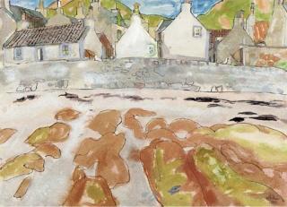 Sir William George Gillies, C.B.E., R.A., R.S.A., P.P.R.S.W. - Houses, Gardenstoun