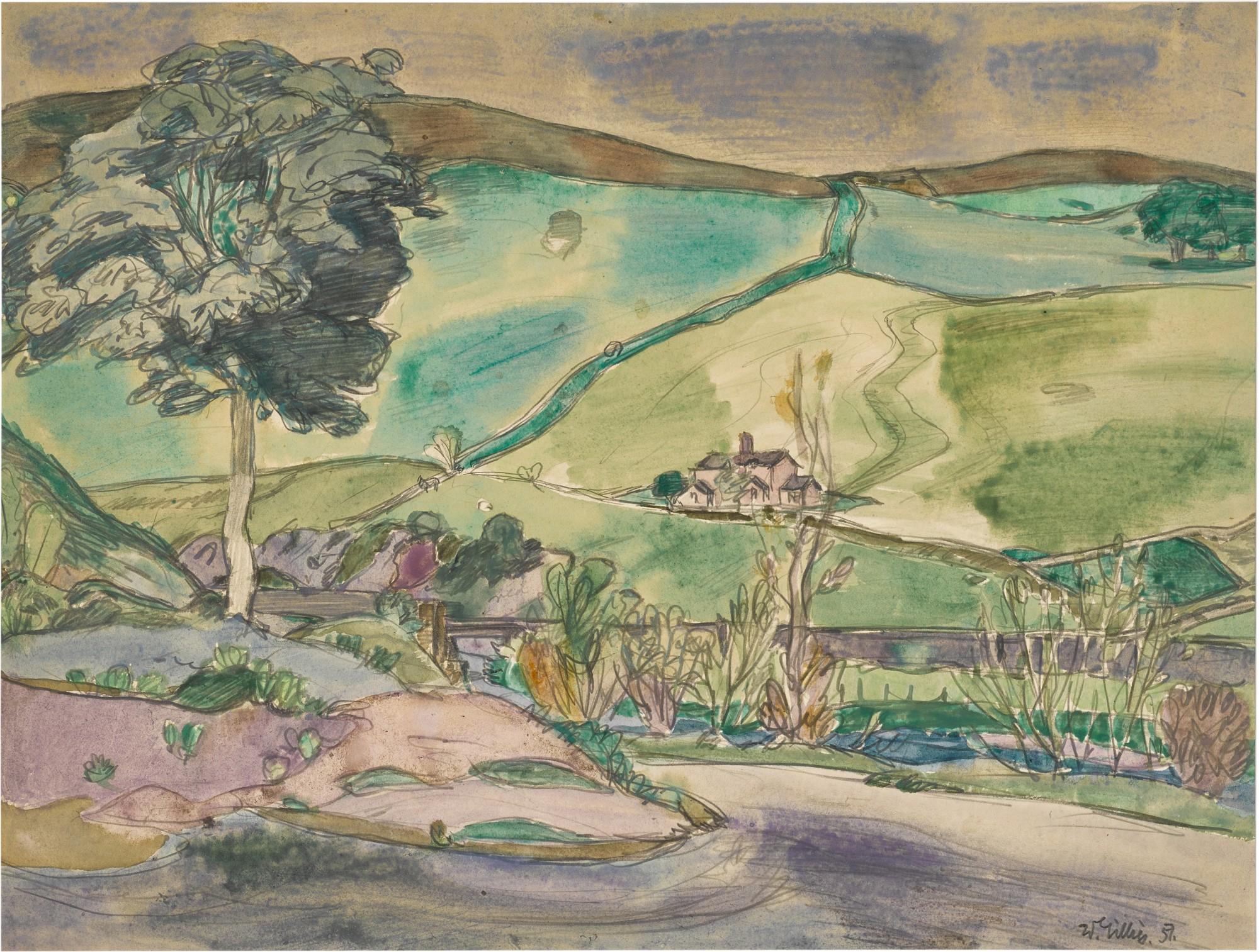 Sir William George Gillies, C.B.E., R.S.A., R.A. - Galloway Landscape