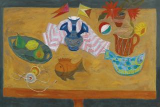 Sir William George Gillies, C.B.E., R.S.A., R.A. - The Gay Table Iii