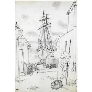 Sir William George Gillies, C.B.E., R.S.A., R.A. - The Harbour