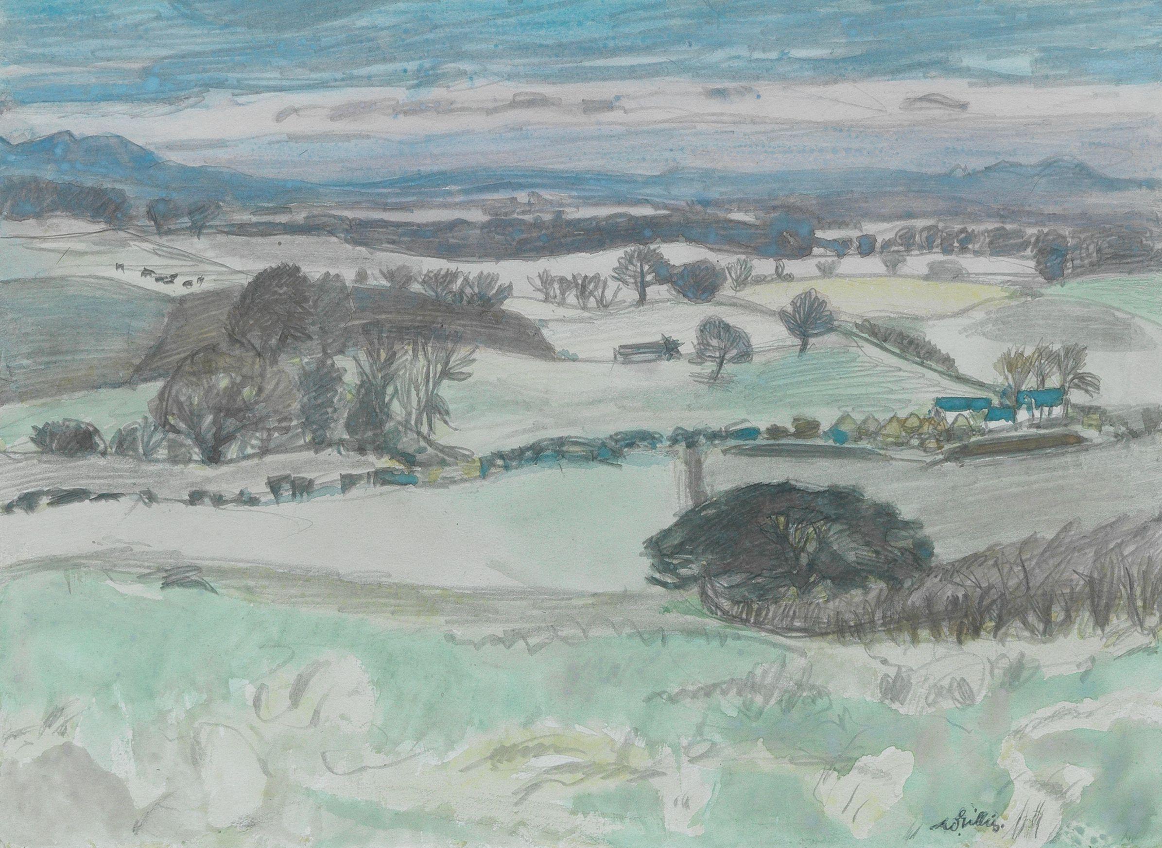 Sir William George Gillies CBE LLD RSA PPRSW RA - Midlothian