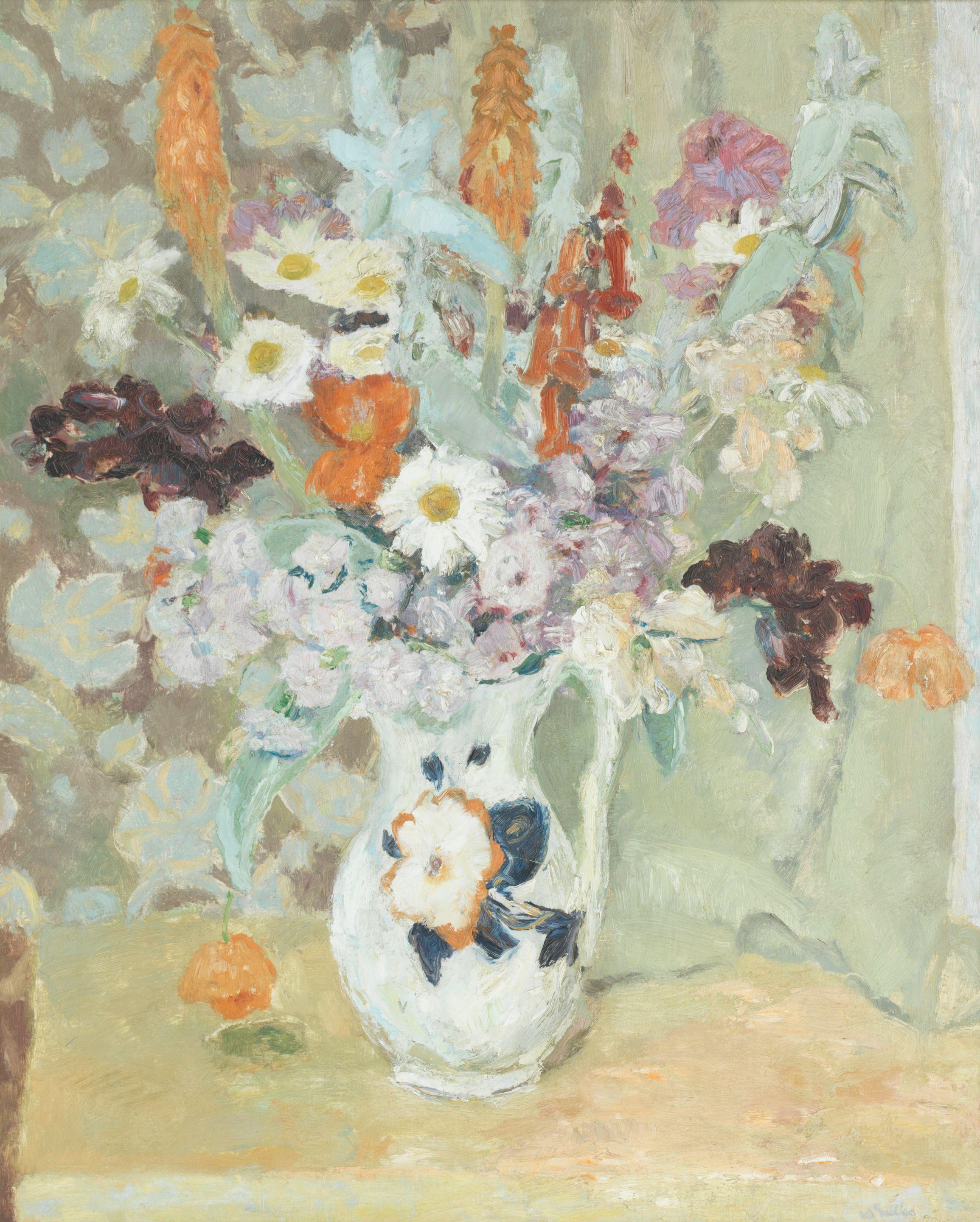 Sir William George Gillies CBE LLD RSA PPRSW RA - Mixed Bouquet (1936)