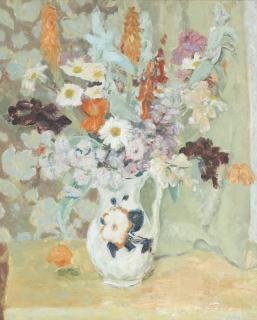 Sir William George Gillies CBE LLD RSA PPRSW RA - Mixed Bouquet (1936)