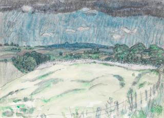 Sir William George Gillies CBE LLD RSA PPRSW RA - Showery weather