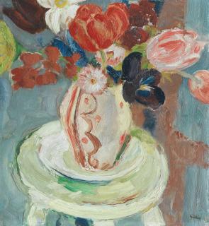 Sir William George Gillies CBE LLD RSA PPRSW RA - Spring Flowers