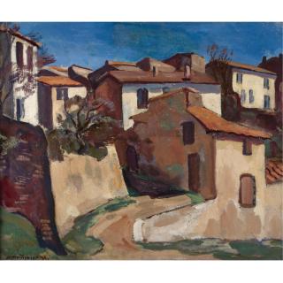 Sir William MacTaggart, P.R.S.A., R.S.W. - A French Village