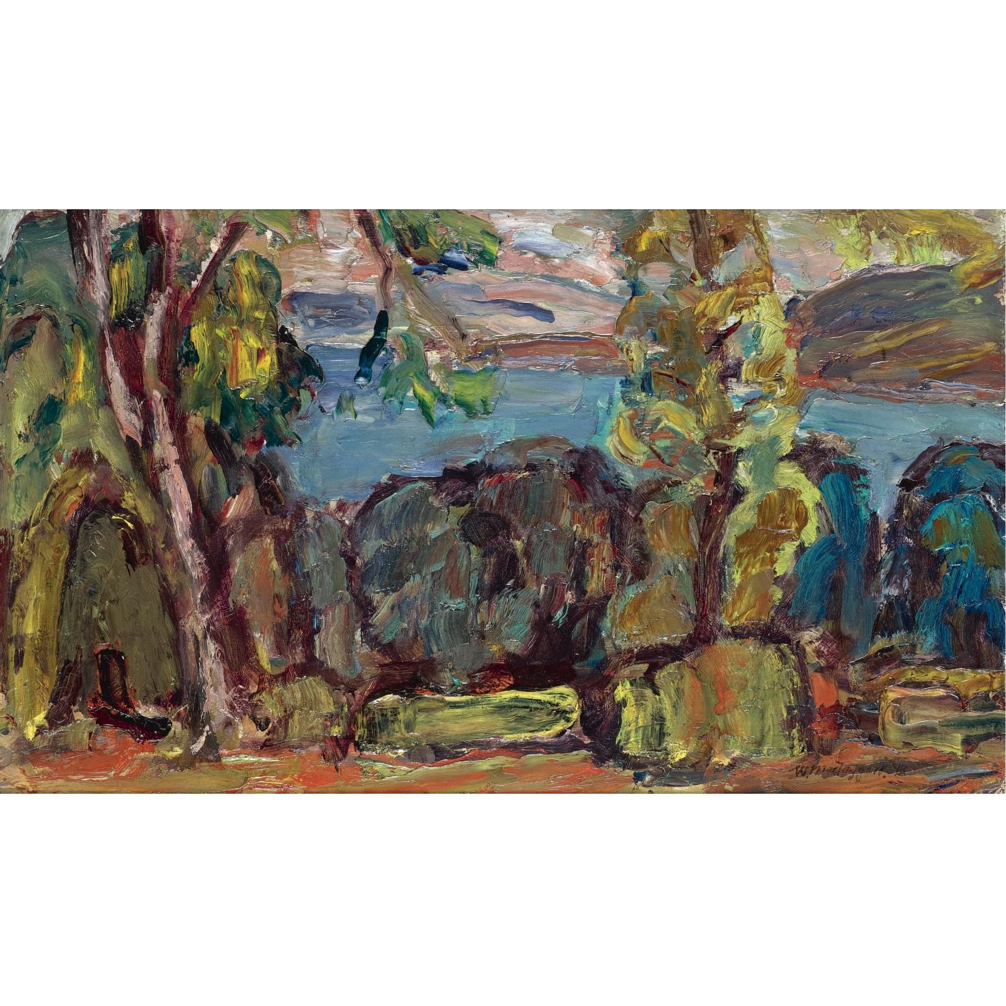 Sir William Mactaggart, P.R.S.A., R.S.W. - A Glimpse Of Loch Tay