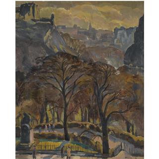 Sir William MacTaggart, P.R.S.A., R.S.W. - Princes Street Gardens, Edinburgh