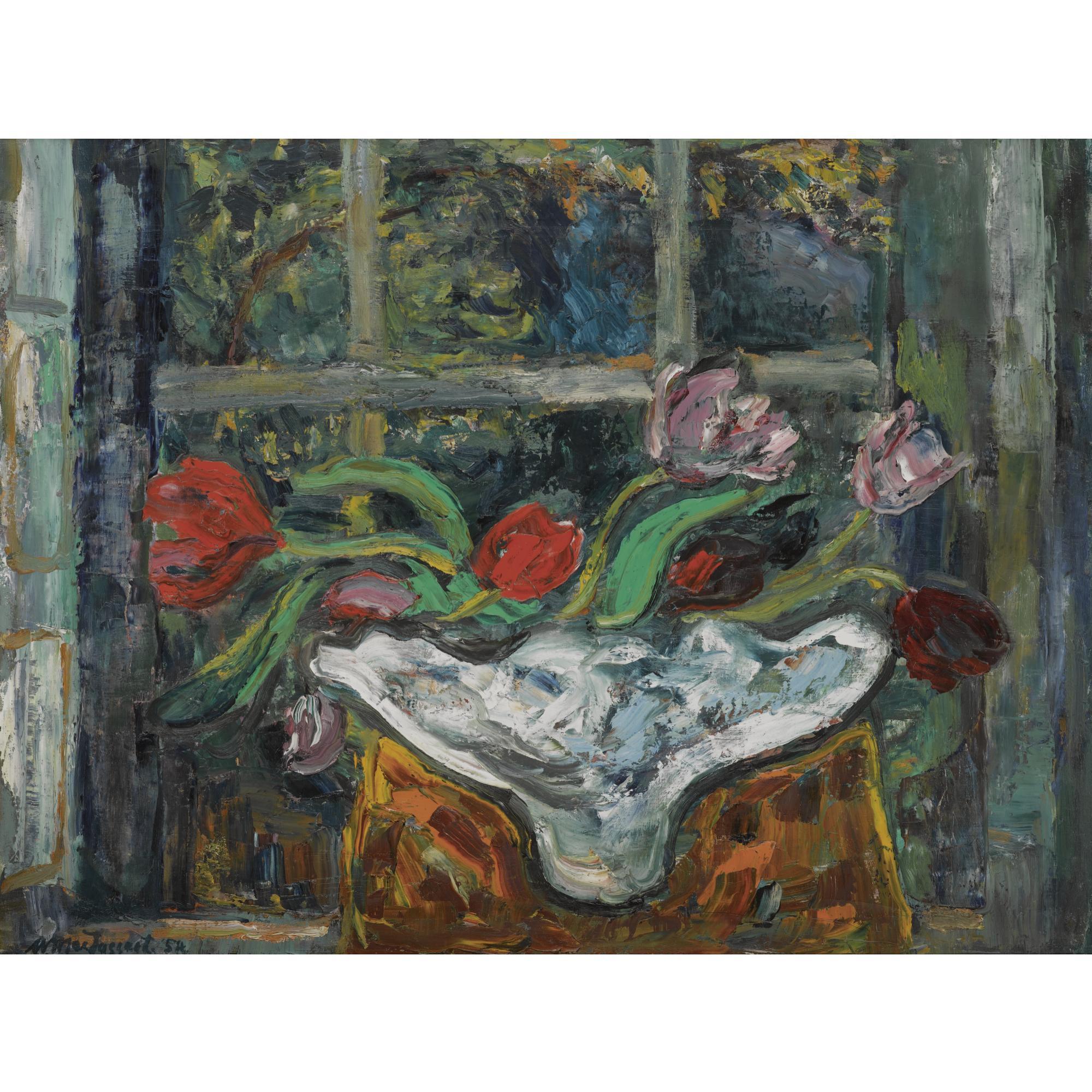 Sir William Mactaggart, P.R.S.A., R.S.W. - Still Life With Tulips