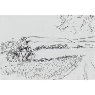 Sir William Mactaggart, P.R.S.A., R.S.W. - Summer Landscape; Landscape With Clouds