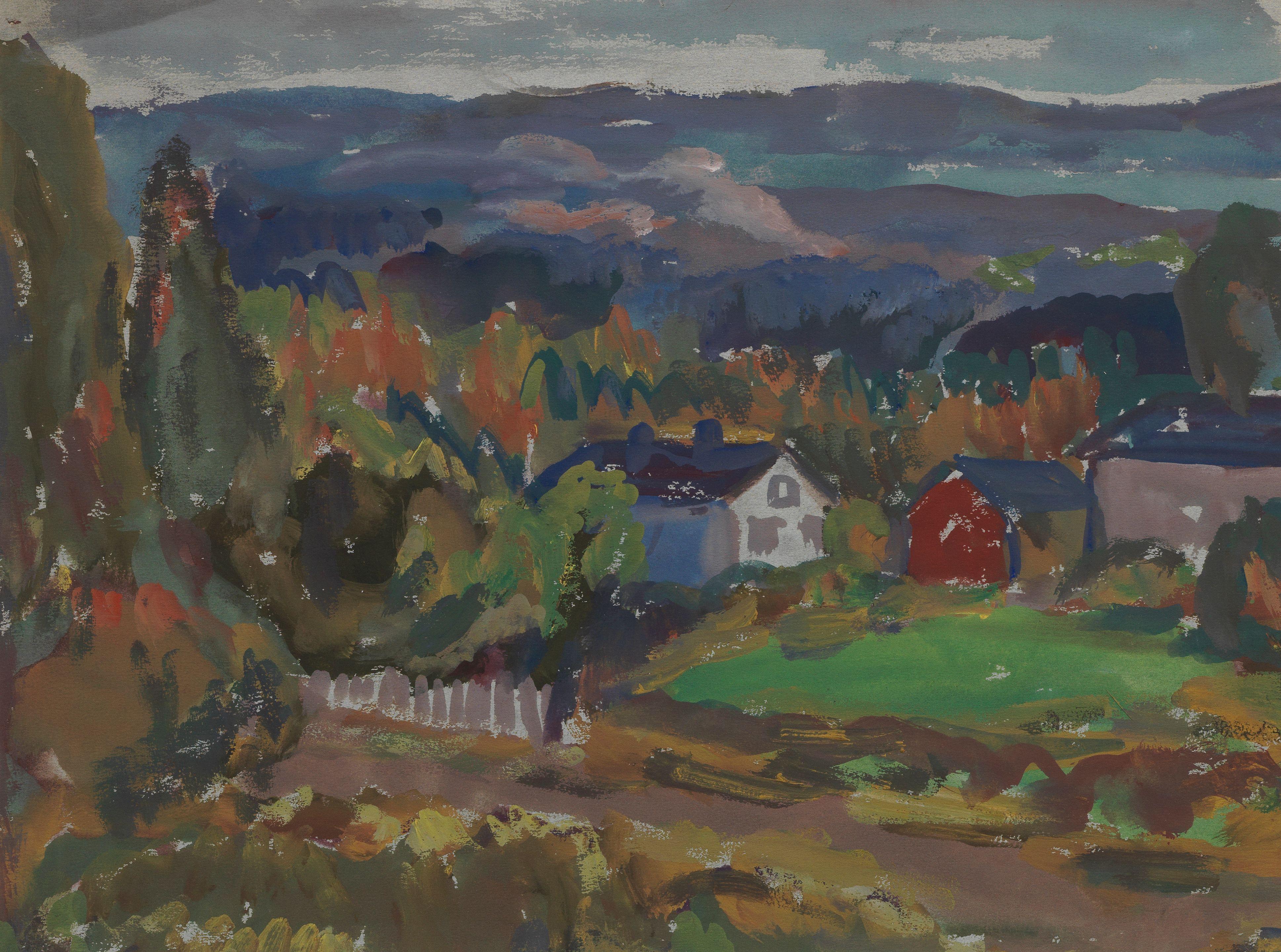 Sir William MacTaggart PPRSA RA FRSE HonRSW LLD - Country Scene