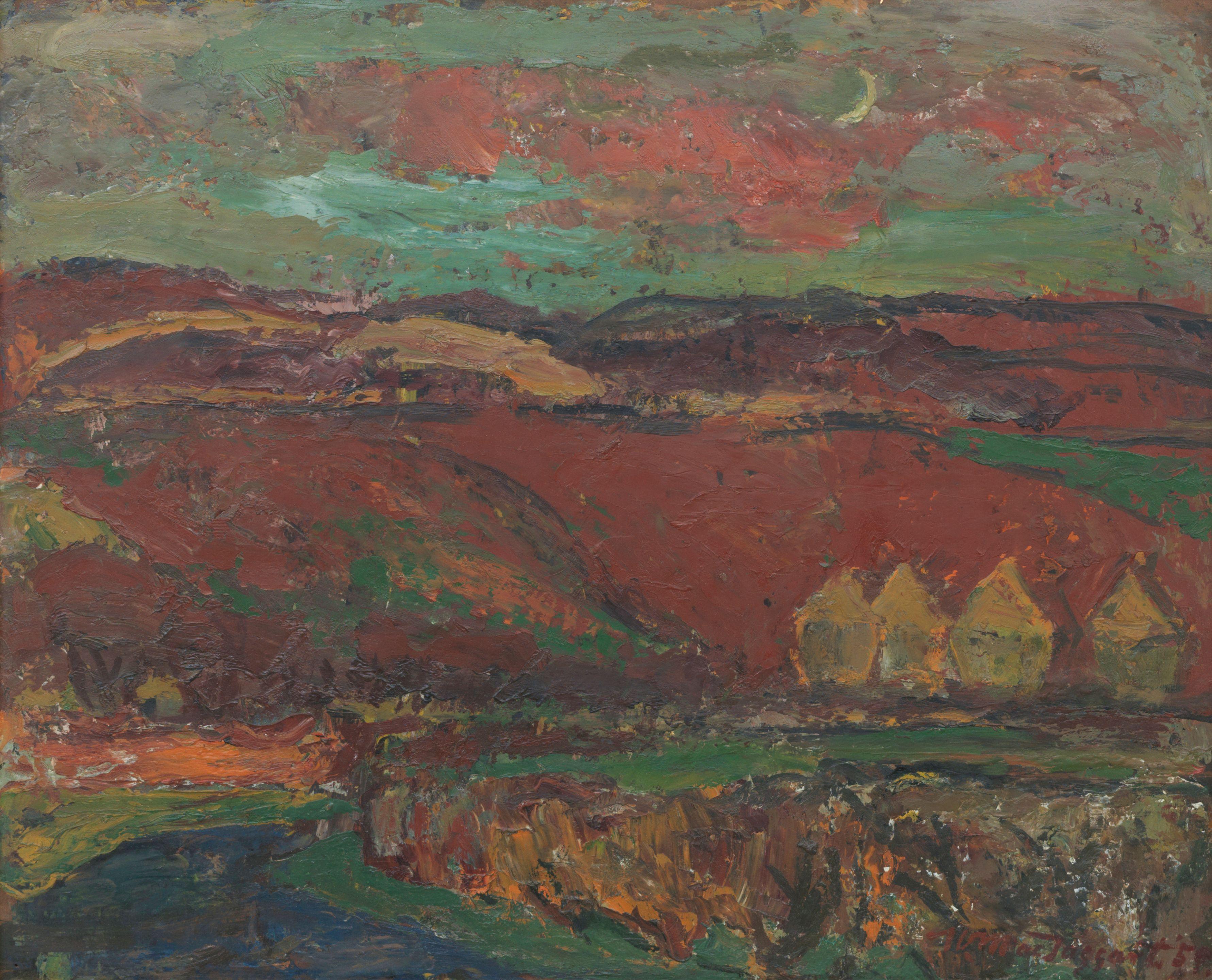Sir William MacTaggart PPRSA RA FRSE HonRSW LLD - East Lothian landscape