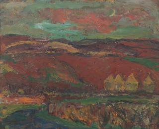 Sir William MacTaggart PPRSA RA FRSE HonRSW LLD - East Lothian landscape