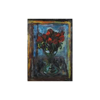 Sir William MacTaggart - Roses Against A Night Sky