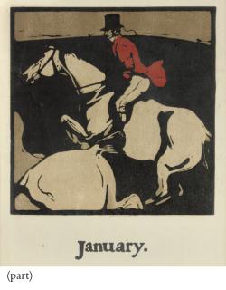 Sir William Nicholson - An Almanac of Twelve Sports as Months of the Year
