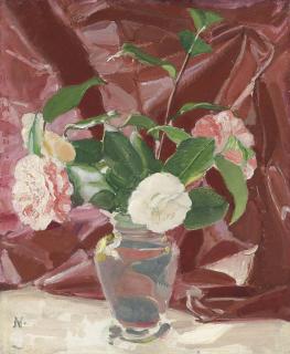 Sir William Nicholson - Camellias