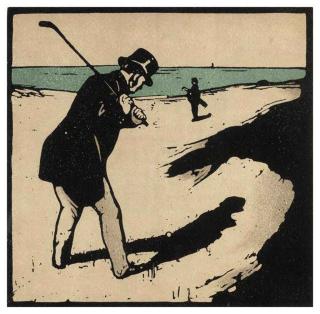 Sir William Nicholson - Coursing; Skating; Boxing; Golfing; Hunting; Archery; Boating; and Racing