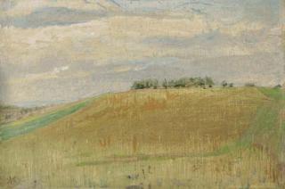 Sir William Nicholson - Downland landscape