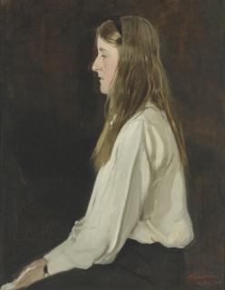 Sir William Nicholson - Portrait of Diamond Hardinge