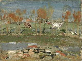 Sir William Nicholson - Red Willows