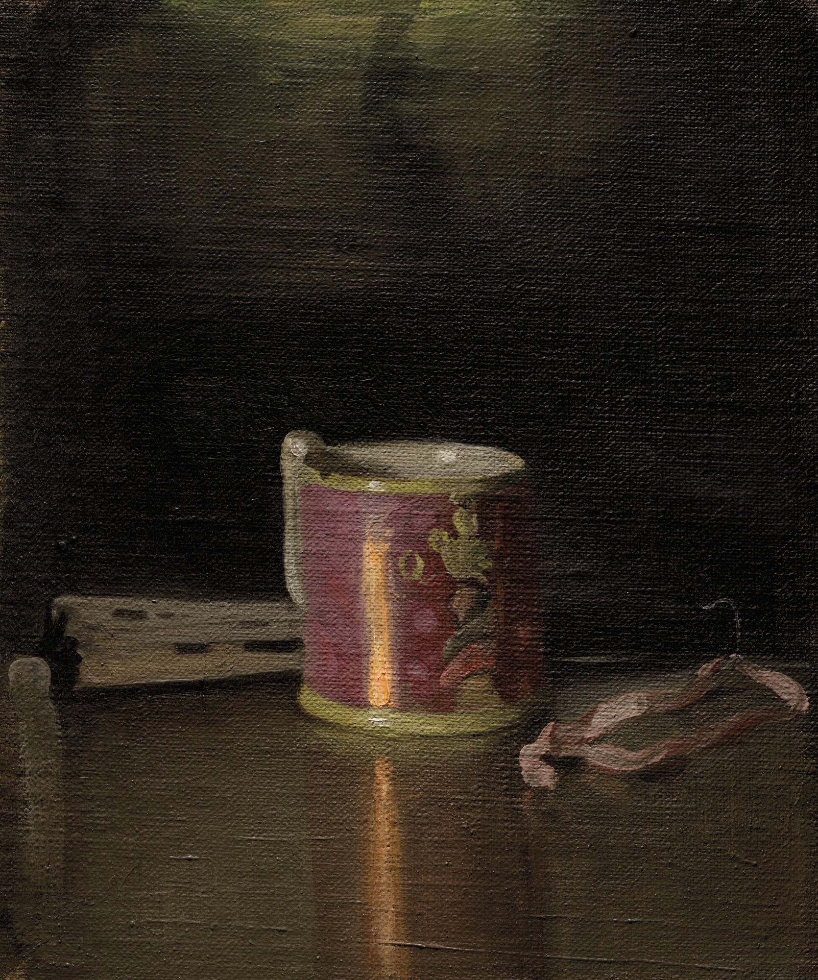 Sir William Nicholson - Still Life: Pink Lustre Mug And Fan