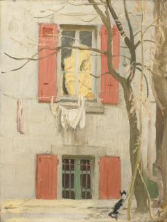 Sir William Nicholson - The Cat