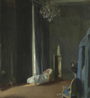 Sir William Nicholson - The Convalescent: Gertrude Vanderbilt Whitney in Paris