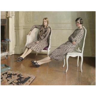 Sir William Nicholson - The Misses Margaret And Diana Low