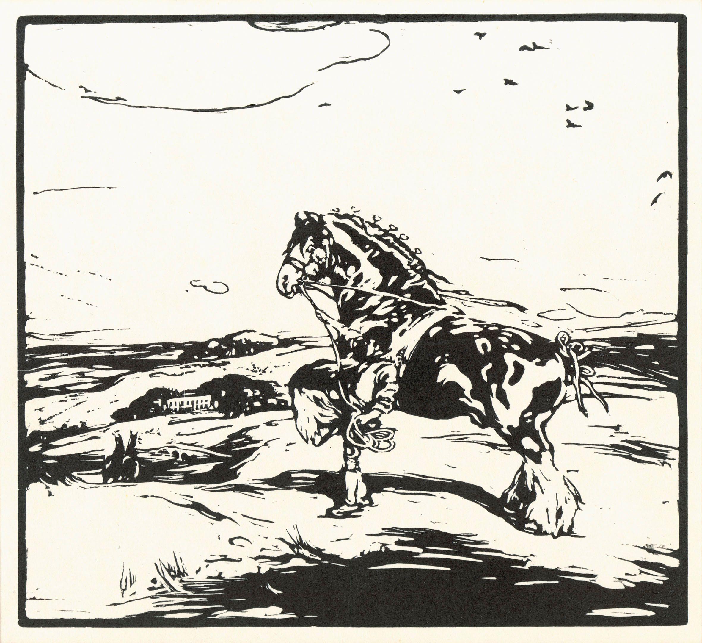 Sir William Nicholson - The Shire Horse