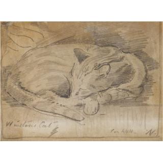 Sir William Nicholson - Winston Churchill\'S Cat