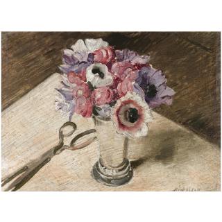 Sir William Nicholson - Winter Anenomes