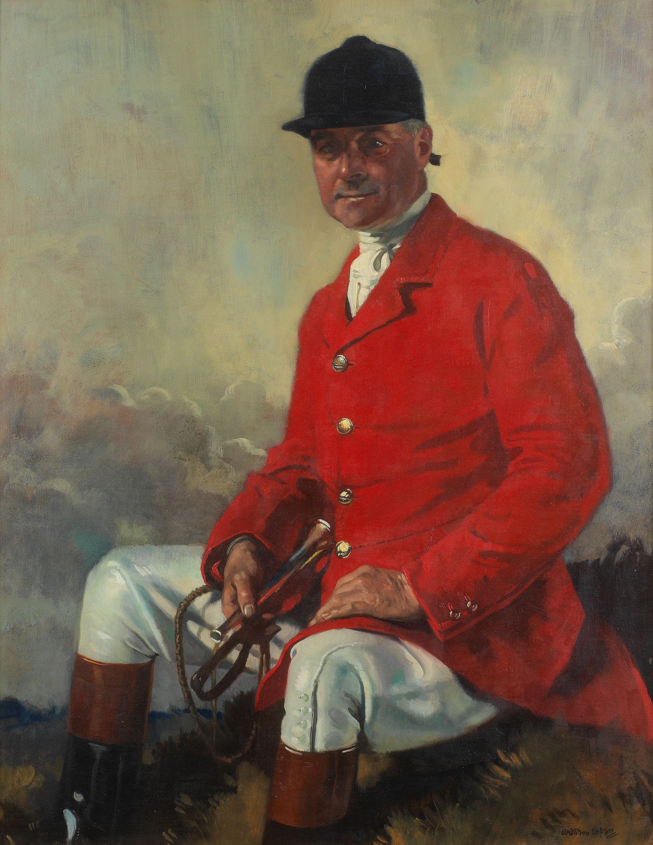 Sir William Orpen N.E.A.C., R.A., H.R.H.A. - Portrait of Henry Whitworth M.F.H.