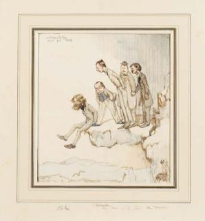 Sir William Orpen, R.A., R.H.A. - Crisis at the New English Art Club