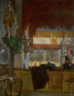 Sir William Orpen R.A., R.H.A. - The Bar In The Hall-By-The-Sea, Margate