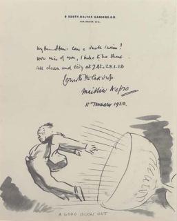 Sir William Orpen, R.H.A, R.A. - \'A Good Blow Out\'