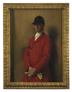 Sir William Orpen, R.H.A., R.A. - Portrait of Captain Marshall Roberts, Master of the South Notts Foxhounds