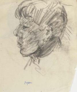 Sir William Orpen, R.H.A., R.A. - Study of A Boy\'S Head; And Two Other Studies