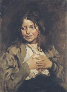 Sir William Orpen, R.H.A., R.A. - The Beggar Girl