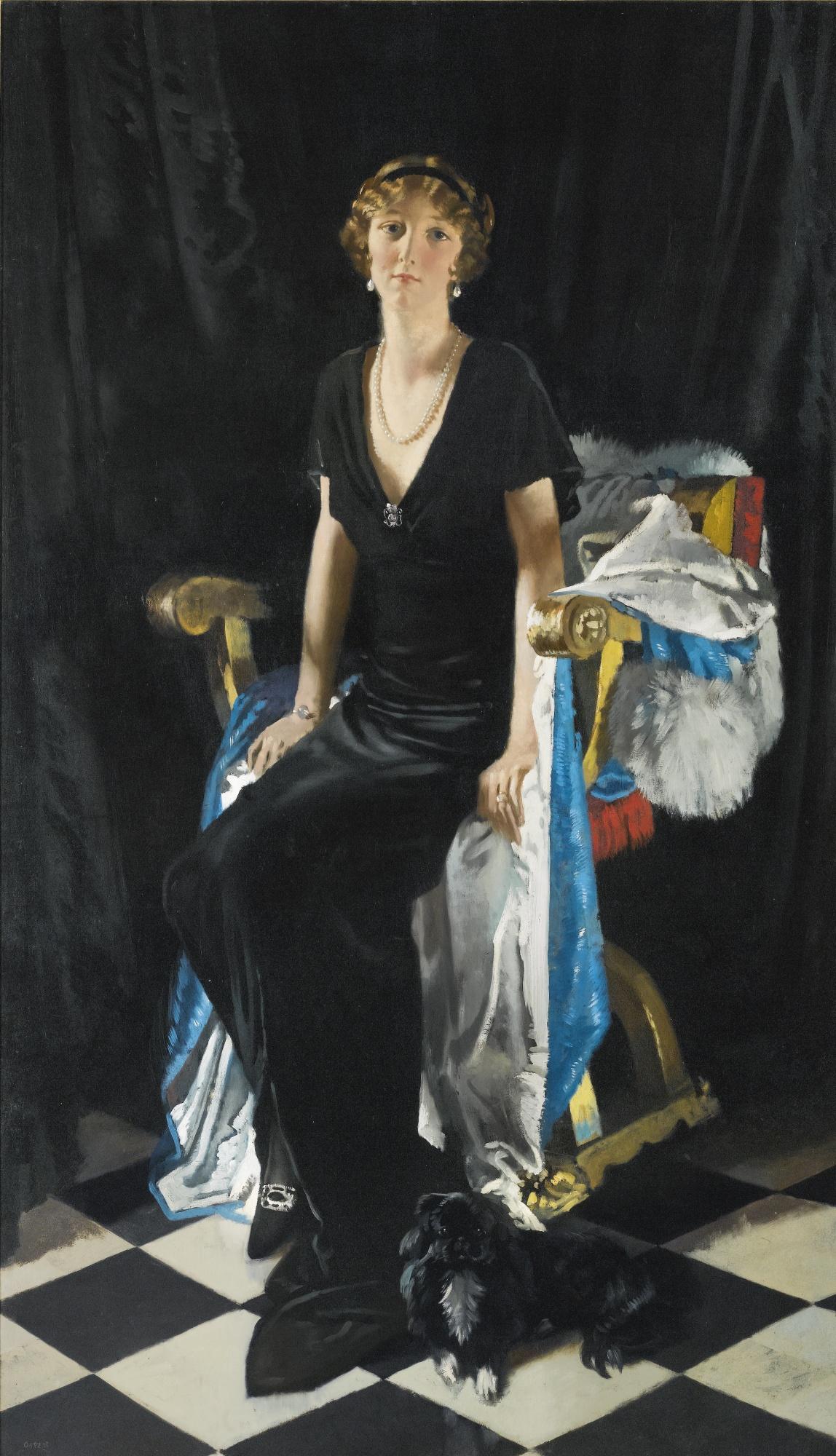 Sir William Orpen, R.W.S., N.E.A.C., R.A., R.H.A. - Portrait Of Lady Idina Wallace