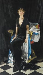 Sir William Orpen, R.W.S., N.E.A.C., R.A., R.H.A. - Portrait Of Lady Idina Wallace