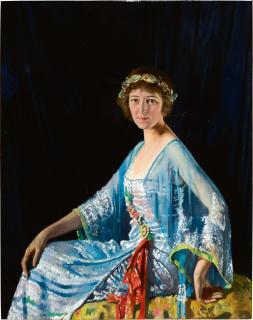 Sir William Orpen, R.W.S., N.E.A.C., R.A., R.H.A. - Portrait of Mrs Georgiana Alice Drum