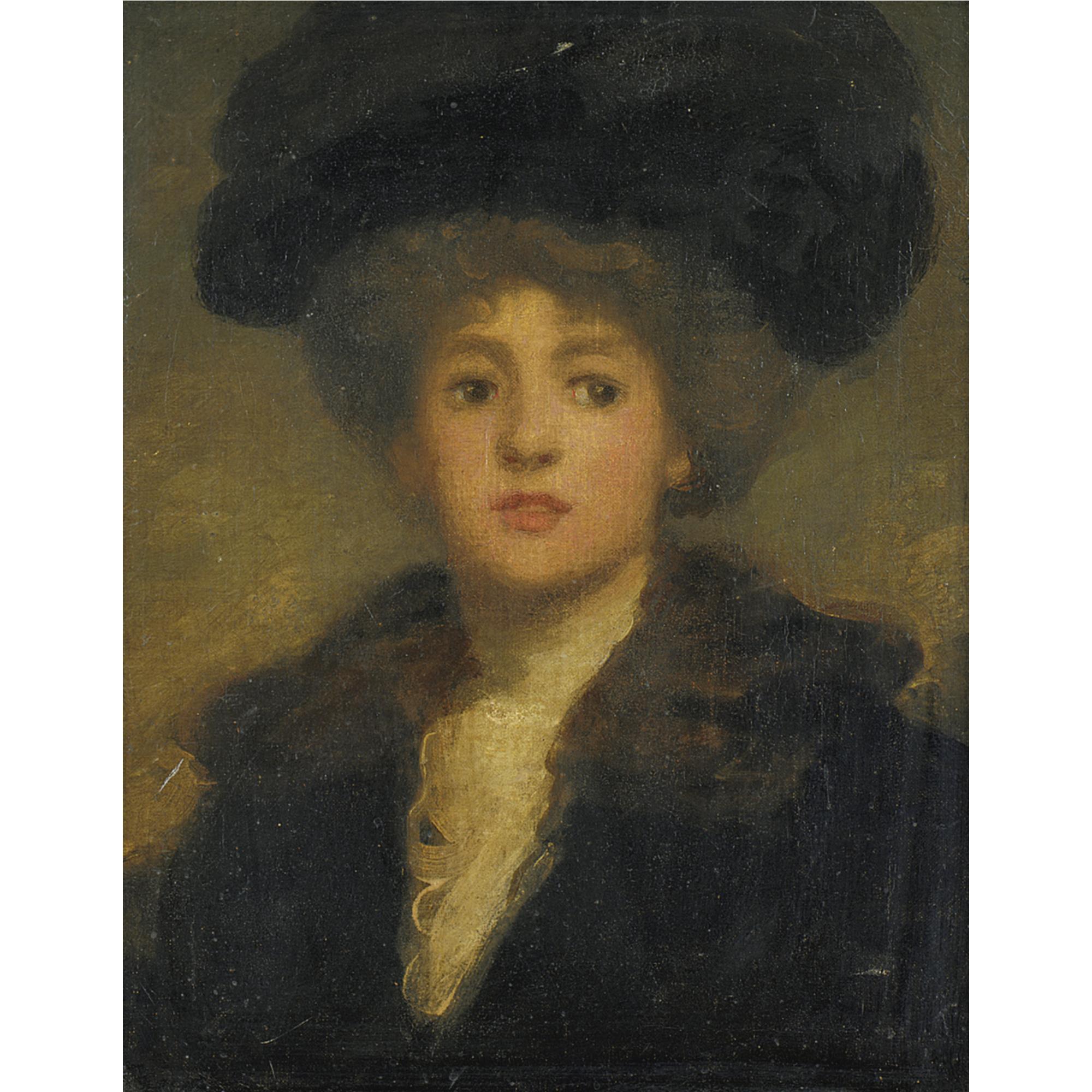 Sir William Quiller Orchardson R.A. - Portrait Of A Lady In Black