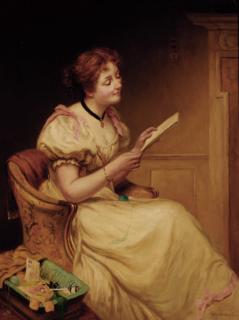 Sir William Quiller Orchardson, R.A. - The Letter