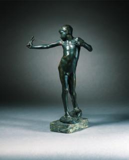 Sir William Reid Dick - Young Boy with a Catapult